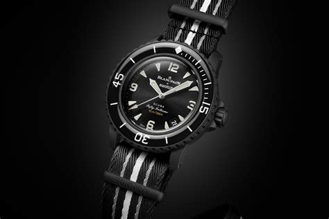 blancpain swatch fifty fathoms